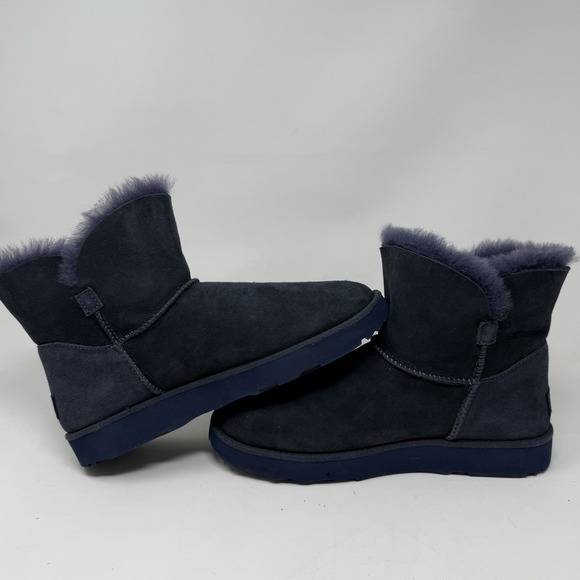UGG Classic Mini Cuff Women\'s  Boots Imperial Blue US 9 /UK 7.5/EU 40 NWOT